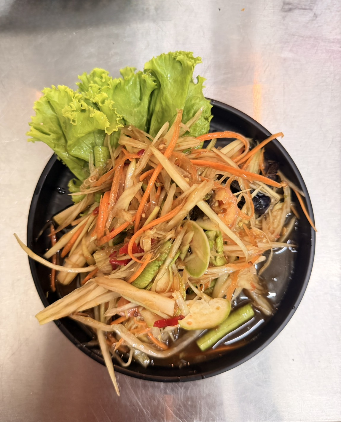 ส้มตำปูปลาร้า